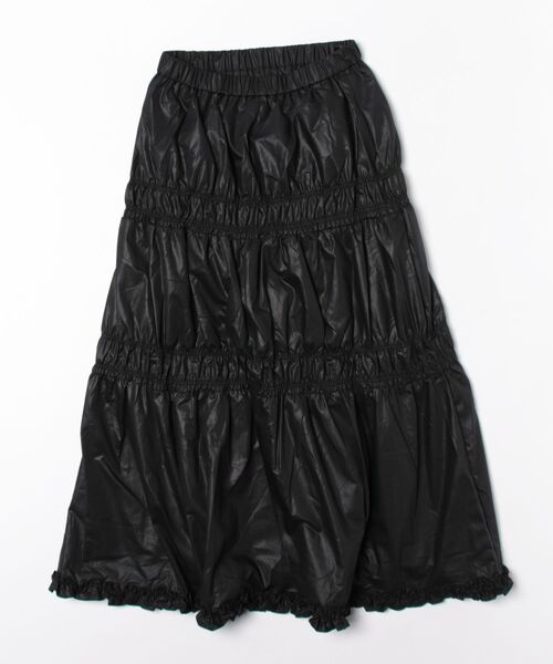 LOWRYS FARM（ローリーズファーム）の「シャーリングボリュームスカート 326200（スカート・レディース・ブラック/イエロー系その他/ブルー系その他・FREE）」の12枚目の写真