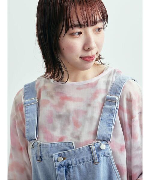 SM2（エスエムツー）の「タイダイシアーTブラウス（シャツ/ブラウス・レディース・ブルー/ピンク/ベージュ・F）」の17枚目の写真