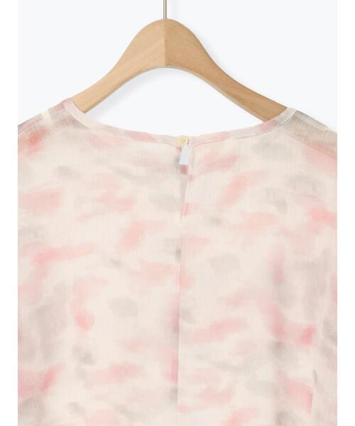 SM2（エスエムツー）の「タイダイシアーTブラウス（シャツ/ブラウス・レディース・ブルー/ピンク/ベージュ・F）」の14枚目の写真
