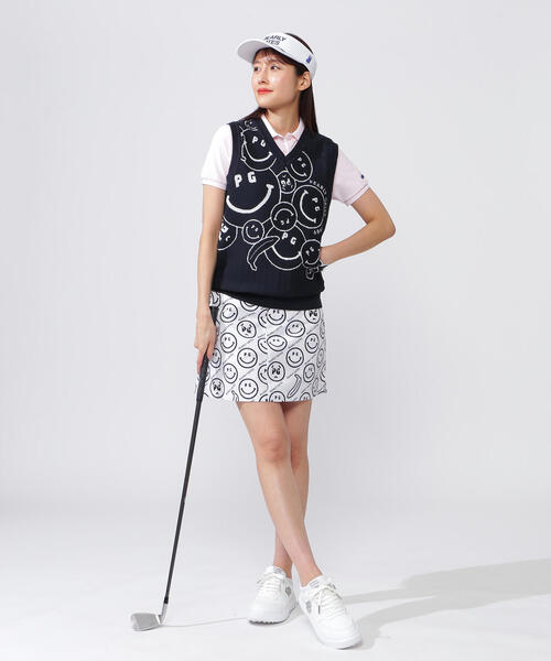 PEARLY GATES（パーリーゲイツ）の「【PEARLY GATES】バナナPG SMILE柄