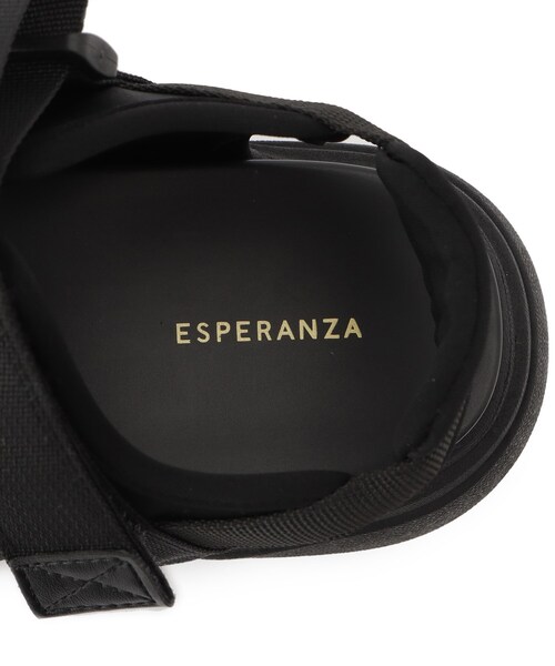 ESPERANZA（エスペランサ）の「3本ベルトスポサン（サンダル・レディース・ベージュ/ブラック・LL/S/M/L）」の10枚目の写真