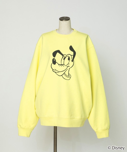 WCJ(ダブルシージェイ)の「Disney / SWEAT TOP(パーカー・レディース・ピンク/サックスブルー/ライム/パープル/ダークグレー/グリーン・FREE)」の1枚目の写真