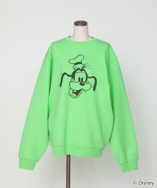 WCJ(ダブルシージェイ)の「Disney / SWEAT TOP(パーカー・レディース・ピンク/サックスブルー/ライム/パープル/ダークグレー/グリーン・FREE)」の3枚目の写真