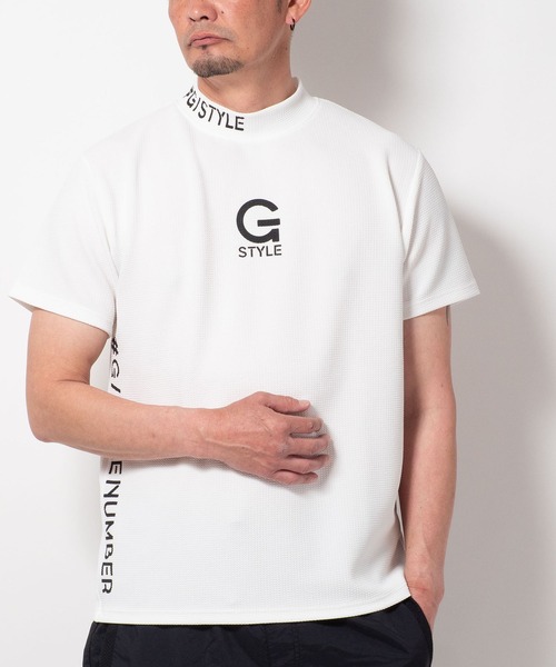 BAYBLO(ベイブロ)の「(SA) ドライ モックネック ロゴ 半袖 Tシャツ(Tシャツ/カットソー・メンズ・ホワイト系その他/ブラック系その他/グレー系その他/ホワイト系その他2/ブラック系その他2/グレー系その他2/ネイビー系/ネイビー系1・M/L/LL)」の2枚目の写真