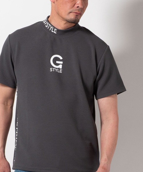 BAYBLO(ベイブロ)の「(SA) ドライ モックネック ロゴ 半袖 Tシャツ(Tシャツ/カットソー・メンズ・ホワイト系その他/ブラック系その他/グレー系その他/ホワイト系その他2/ブラック系その他2/グレー系その他2/ネイビー系/ネイビー系1・M/L/LL)」の6枚目の写真