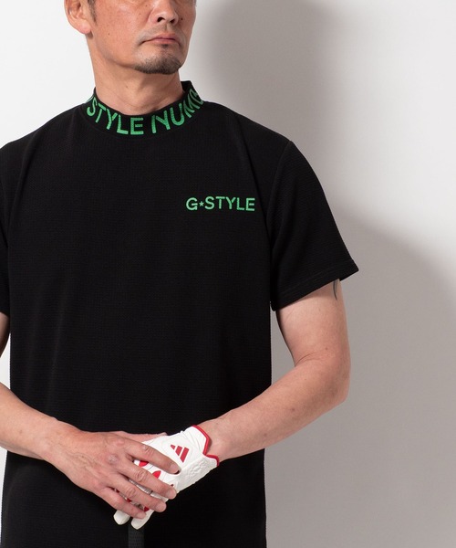 BAYBLO(ベイブロ)の「(SA) ドライ モックネック ロゴ 半袖 Tシャツ(Tシャツ/カットソー・メンズ・ホワイト系その他/ブラック系その他/グレー系その他/ホワイト系その他2/ブラック系その他2/グレー系その他2/ネイビー系/ネイビー系1・M/L/LL)」の5枚目の写真