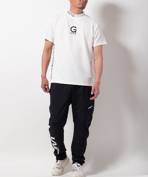 BAYBLO(ベイブロ)の「(SA) ドライ モックネック ロゴ 半袖 Tシャツ(Tシャツ/カットソー・メンズ・ホワイト系その他/ブラック系その他/グレー系その他/ホワイト系その他2/ブラック系その他2/グレー系その他2/ネイビー系/ネイビー系1・M/L/LL)」の9枚目の写真