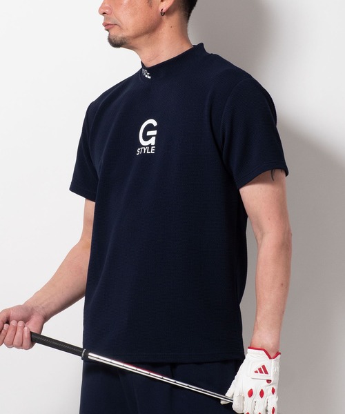 BAYBLO(ベイブロ)の「(SA) ドライ モックネック ロゴ 半袖 Tシャツ(Tシャツ/カットソー・メンズ・ホワイト系その他/ブラック系その他/グレー系その他/ホワイト系その他2/ブラック系その他2/グレー系その他2/ネイビー系/ネイビー系1・M/L/LL)」の12枚目の写真