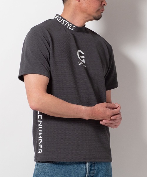 BAYBLO(ベイブロ)の「(SA) ドライ モックネック ロゴ 半袖 Tシャツ(Tシャツ/カットソー・メンズ・ホワイト系その他/ブラック系その他/グレー系その他/ホワイト系その他2/ブラック系その他2/グレー系その他2/ネイビー系/ネイビー系1・M/L/LL)」の18枚目の写真