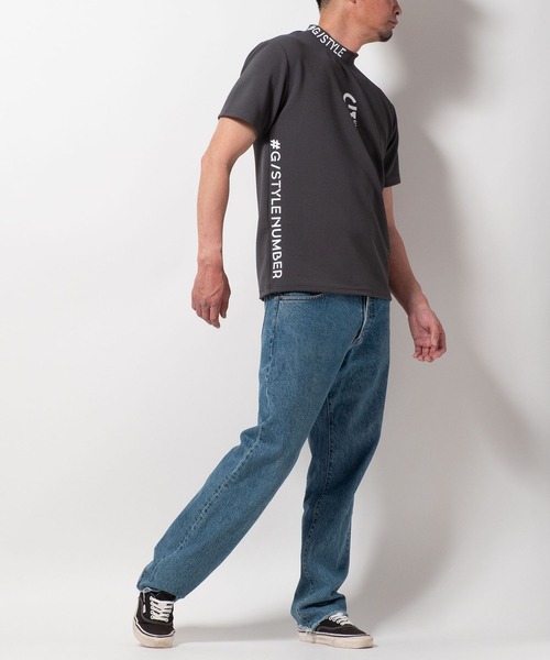 BAYBLO(ベイブロ)の「(SA) ドライ モックネック ロゴ 半袖 Tシャツ(Tシャツ/カットソー・メンズ・ホワイト系その他/ブラック系その他/グレー系その他/ホワイト系その他2/ブラック系その他2/グレー系その他2/ネイビー系/ネイビー系1・M/L/LL)」の19枚目の写真