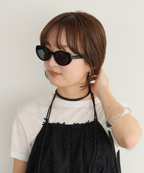 aim SLOBE IENA別注ブラウン ラウンドサングラス ケース付き 別注サングラス3型が販売スタート！aim×SLOBE IENAラインナップ