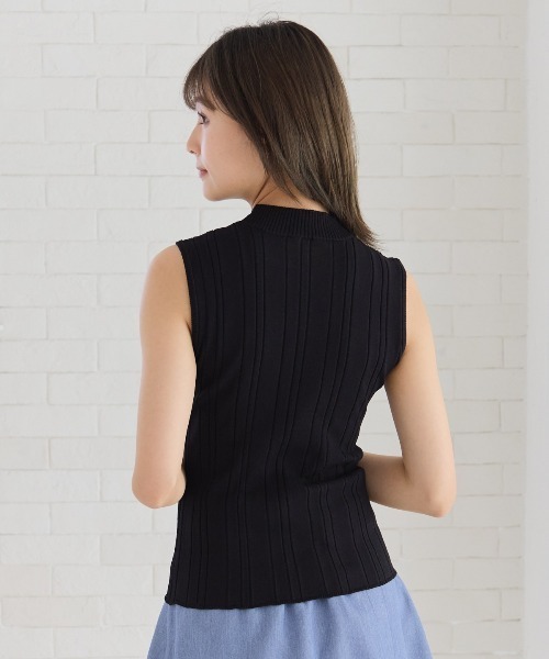 REDYAZEL(レディアゼル)の「ランダムリブニット(キャミソール・レディース・ブラック/ミント/ホワイト/レッド・FREE)」の18枚目の写真