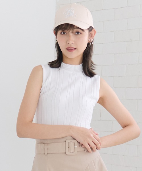 REDYAZEL(レディアゼル)の「ランダムリブニット(キャミソール・レディース・ブラック/ミント/ホワイト/レッド・FREE)」の5枚目の写真