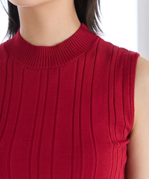 REDYAZEL(レディアゼル)の「ランダムリブニット(キャミソール・レディース・ブラック/ミント/ホワイト/レッド・FREE)」の7枚目の写真