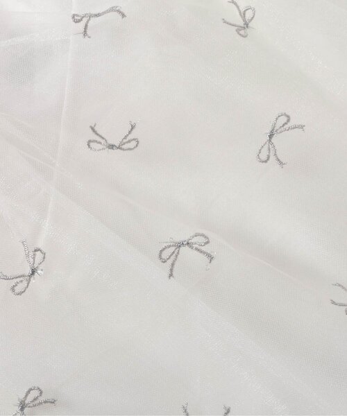 apres les cours（アプレレクール）の「【ジュニア対応】スカラップ衿チュール刺繍チュニック（チュニック・キッズ・ラベンダー/アイボリー・80/90/100/110/120/130/140）」の9枚目の写真