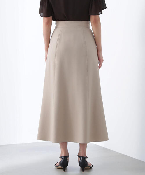 NATURAL BEAUTY BASIC（ナチュラルビューティーベーシック）の「◇サイドボタンリネンライクスカート（スカート・レディース・ワイン/ベージュ・MEDIUM/P/S）」の13枚目の写真