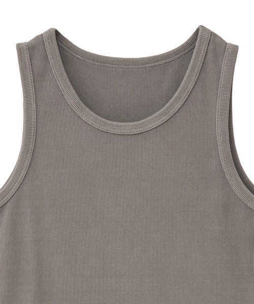 Green Parks(グリーンパークス)の「ピグメントアメスリタンク(タンクトップ・レディース・ブラウン/チャコールグレー・FREE)」の18枚目の写真