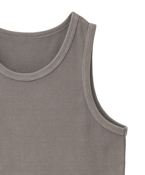 Green Parks(グリーンパークス)の「ピグメントアメスリタンク(タンクトップ・レディース・ブラウン/チャコールグレー・FREE)」の19枚目の写真