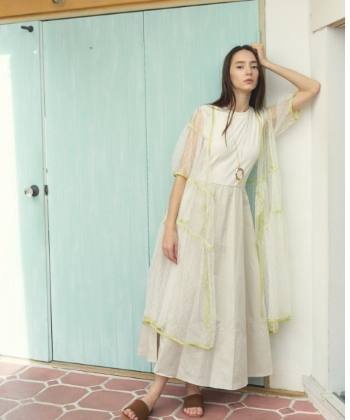 カーディガン Caitlin tulle cardigan  ケイトリンチュールカーディガン レディース セール】Caitlin tulle cardigan ケイトリンチュール
