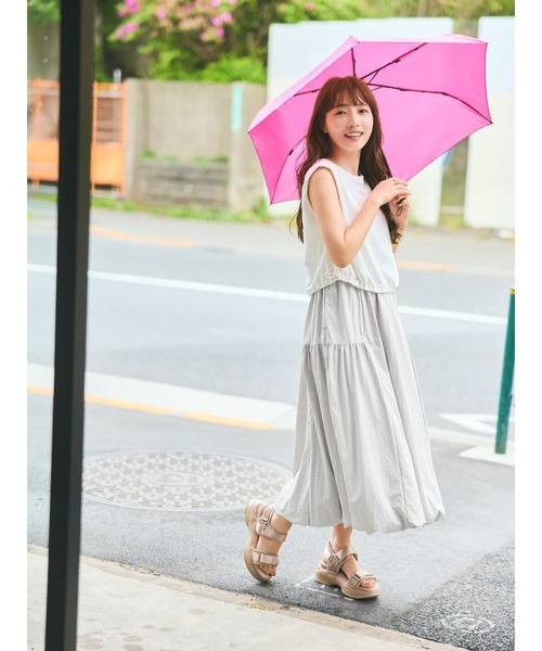 COHINA（コヒナ）の「ドロストドッキングバルーンワンピース 【低身長・小柄女性】（ワンピース・レディース・グリーン/グレー/ブラック・SHORT/REGULAR）」の21枚目の写真