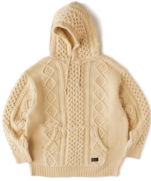 FAT(エフエイティー)の「OVERAN(パーカー・メンズ・オフホワイト/ブラック/イエロー/グリーン・TITCH(M)/SKINNY(L)/FAT(XL)/JUMBO(XXL))」の2枚目の写真