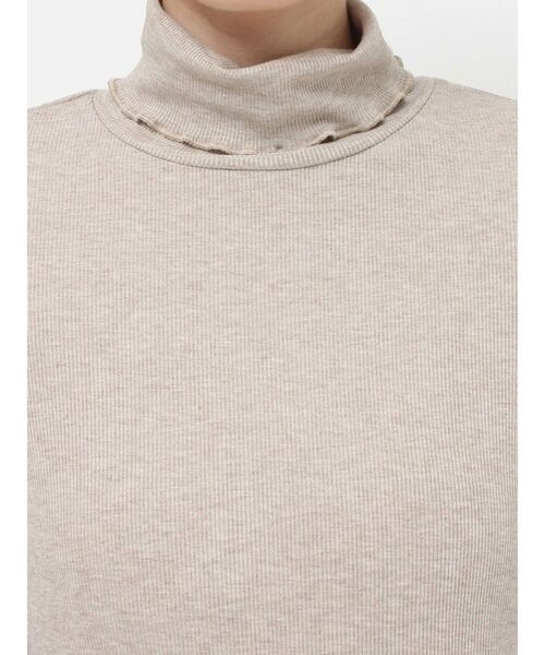 merry jenny(メリージェニー)の「ギャザーペプラムカットtops(ニット/セーター・レディース・アイボリー/モカ/ブラック・FREE)」の8枚目の写真