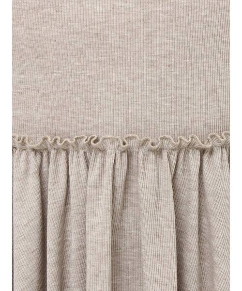 merry jenny(メリージェニー)の「ギャザーペプラムカットtops(ニット/セーター・レディース・アイボリー/モカ/ブラック・FREE)」の15枚目の写真