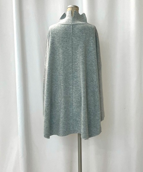 Q（キュー）の「リバーニットプルオーバー（ニット/セーター・レディース・レッド/ブラック/グレー・MEDIUM）」の6枚目の写真