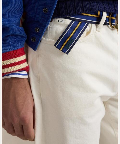 POLO RALPH LAUREN(ポロ ラルフ ローレン)の「ヘリテージ ストレート ジーンズ(デニムパンツ・メンズ・ホワイト・32/30/30/30/34/32)」の6枚目の写真