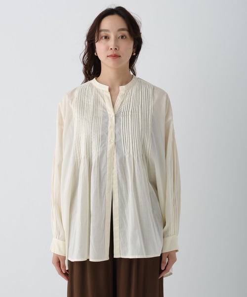 Elura（エルーラ）の「ボイルスキッパーシャツ/289359（シャツ/ブラウス・レディース・ブラック/オレンジ/ホワイト/グリーン・FREE）」の16枚目の写真