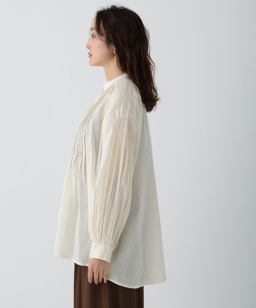 Elura（エルーラ）の「ボイルスキッパーシャツ/289359（シャツ/ブラウス・レディース・ブラック/オレンジ/ホワイト/グリーン・FREE）」の17枚目の写真