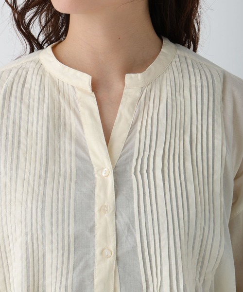 Elura（エルーラ）の「ボイルスキッパーシャツ/289359（シャツ/ブラウス・レディース・ブラック/オレンジ/ホワイト/グリーン・FREE）」の19枚目の写真