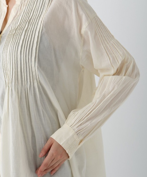 Elura（エルーラ）の「ボイルスキッパーシャツ/289359（シャツ/ブラウス・レディース・ブラック/オレンジ/ホワイト/グリーン・FREE）」の20枚目の写真