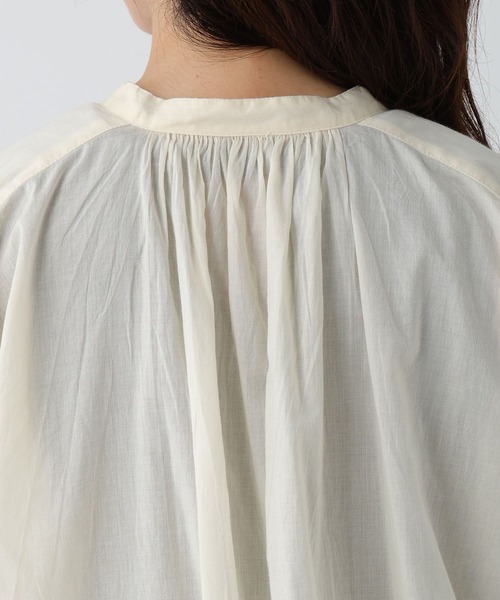 Elura（エルーラ）の「ボイルスキッパーシャツ/289359（シャツ/ブラウス・レディース・ブラック/オレンジ/ホワイト/グリーン・FREE）」の22枚目の写真