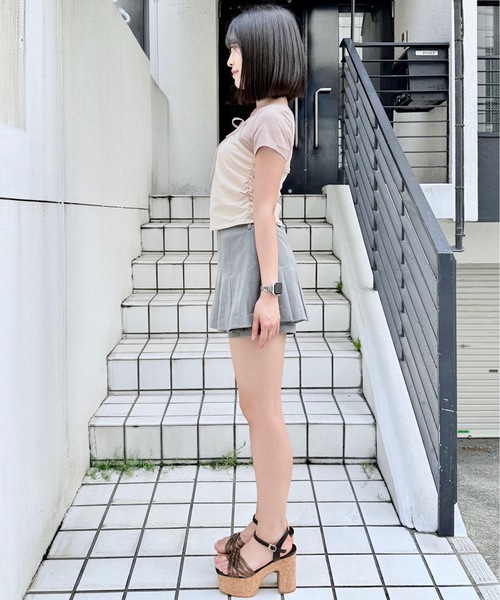 ローヘン　バイカラーレイヤードTシャツ バイカラーレイヤードTシャツ | レディースファッション通販