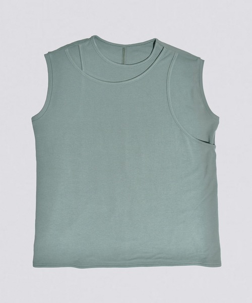 kiehtova（キエトヴァ）の「【kiehtova】LAYERED TANK TOPS/レイヤード タンクトップス KTWR38（タンクトップ・レディース・ホワイト/グリーン/ブラウン・FREE）」の21枚目の写真