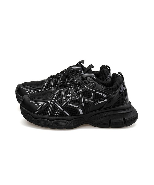 shoes365(シューズスリーシックスファイヴ)の「厚底ランニングスニーカー(スニーカー・メンズ・シルバー/ブラック・25.5cm/26.5cm/25.0cm/26.0cm/27.0cm/24.5cm)」の11枚目の写真