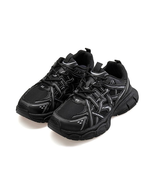 shoes365(シューズスリーシックスファイヴ)の「厚底ランニングスニーカー(スニーカー・メンズ・シルバー/ブラック・25.5cm/26.5cm/25.0cm/26.0cm/27.0cm/24.5cm)」の12枚目の写真