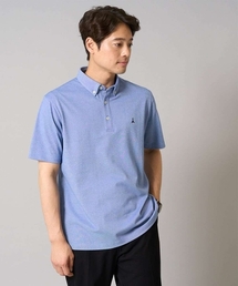 a.v.v（アーヴェヴェ）の「【接触冷感】ボタンダウン カノコポロシャツ ワンポイント刺繍入り【イージーケア/毛玉になりにくい】（ポロシャツ）」