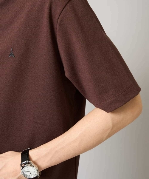 a.v.v（アーヴェヴェ）の「【接触冷感】ボタンダウン カノコポロシャツ ワンポイント刺繍入り【イージーケア/毛玉になりにくい】（ポロシャツ・メンズ・ブルー/ネイビー/ブラウン・50/48/46/44/52）」の9枚目の写真