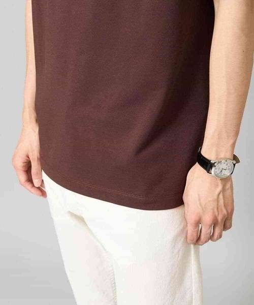 a.v.v（アーヴェヴェ）の「【接触冷感】ボタンダウン カノコポロシャツ ワンポイント刺繍入り【イージーケア/毛玉になりにくい】（ポロシャツ・メンズ・ブルー/ネイビー/ブラウン・50/48/46/44/52）」の8枚目の写真