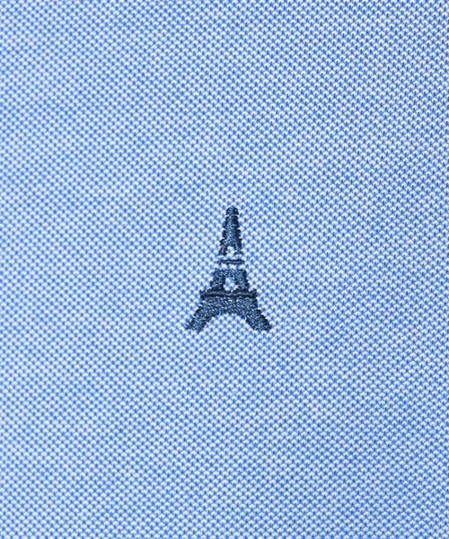 a.v.v（アーヴェヴェ）の「【接触冷感】ボタンダウン カノコポロシャツ ワンポイント刺繍入り【イージーケア/毛玉になりにくい】（ポロシャツ・メンズ・ブルー/ネイビー/ブラウン・50/48/46/44/52）」の6枚目の写真