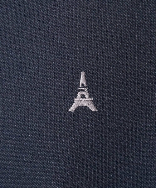 a.v.v（アーヴェヴェ）の「【接触冷感】ボタンダウン カノコポロシャツ ワンポイント刺繍入り【イージーケア/毛玉になりにくい】（ポロシャツ・メンズ・ブルー/ネイビー/ブラウン・50/48/46/44/52）」の5枚目の写真