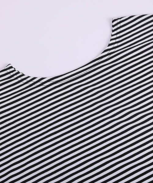 AMELY(エミリー)の「フリルビスチェ×Tシャツセット(アンサンブル・レディース・ホワイト×グレー/ブラック/ホワイト×ブルー/ブラック×ホワイト・フリー)」の17枚目の写真