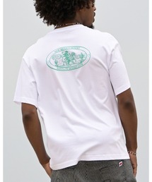 スカルカウボーイプリントTシャツ