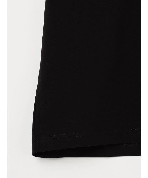 TRANS CONTINENTS（トランスコンチネンツ）の「TRANS CONTINENTS　モックネック半袖Ｔシャツ　ホワイト/ブラック（Tシャツ/カットソー・メンズ・ホワイト/ブラック・L/LL/M）」の13枚目の写真