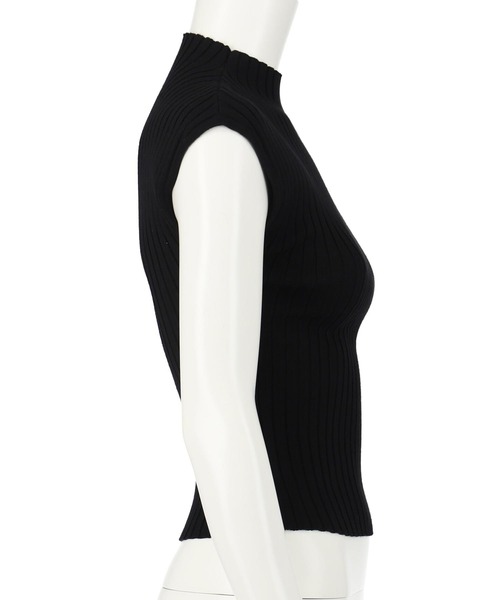 ANAP(アナップ)の「フレンチスリーブ リブ ニット(ニット/セーター・レディース・オフホワイト/オレンジ/イエロー/ブラック・FREE)」の18枚目の写真