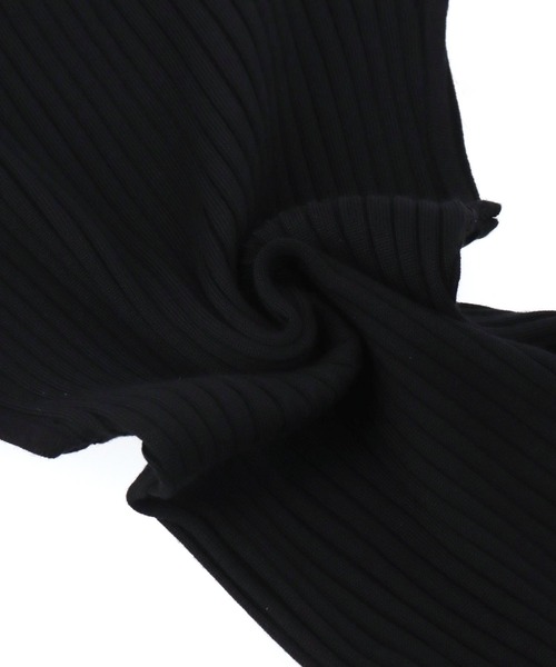 ANAP(アナップ)の「フレンチスリーブ リブ ニット(ニット/セーター・レディース・オフホワイト/オレンジ/イエロー/ブラック・FREE)」の20枚目の写真