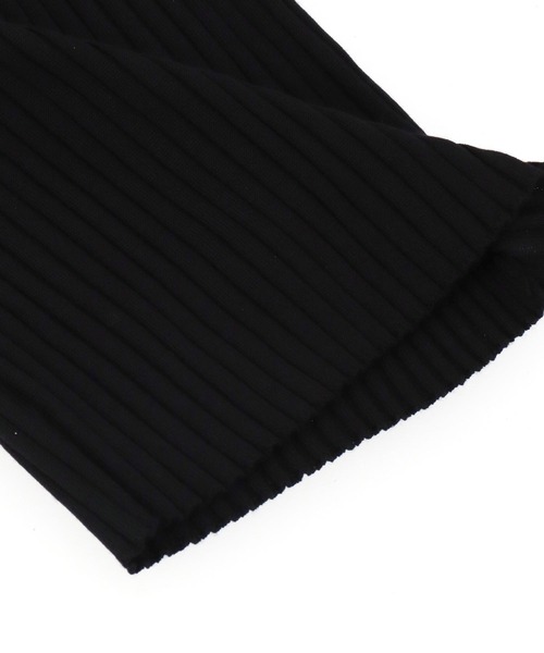 ANAP(アナップ)の「フレンチスリーブ リブ ニット(ニット/セーター・レディース・オフホワイト/オレンジ/イエロー/ブラック・FREE)」の21枚目の写真