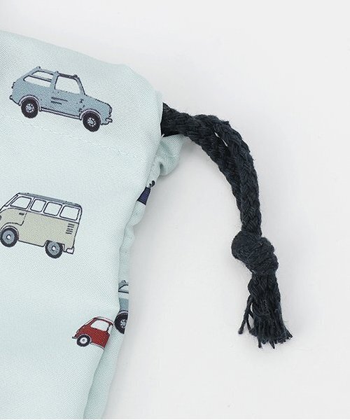 petit main（プティマイン）の「お着替え巾着/L（トートバッグ・キッズ・ライトピンク/ライトグリーン・F）」の4枚目の写真